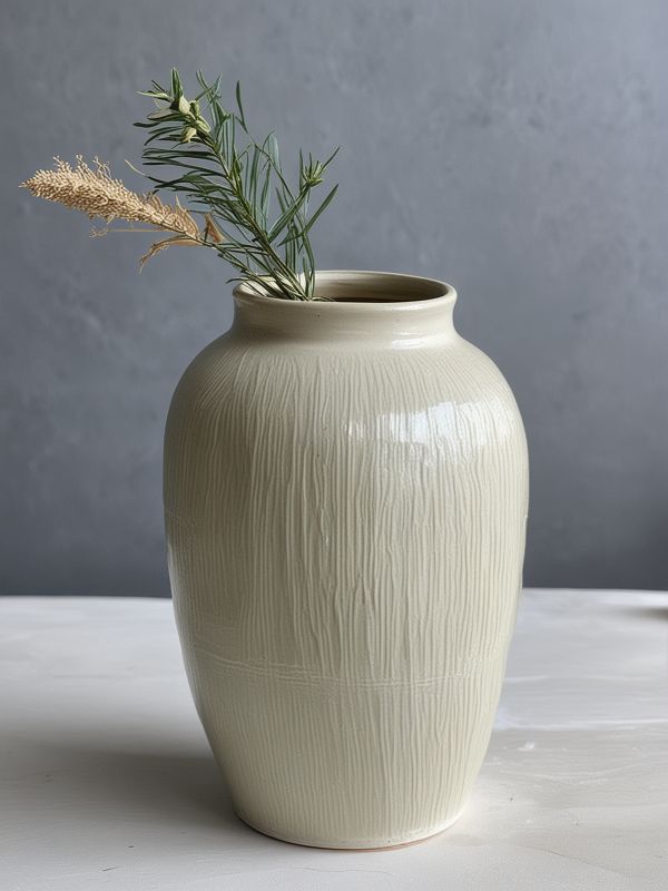 Handmade ceramic vase
