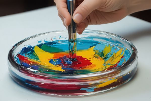 Glass painting technique