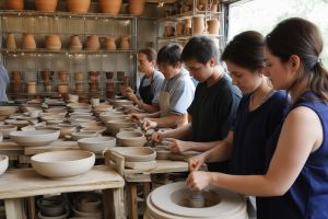 Pottery wheel workshop